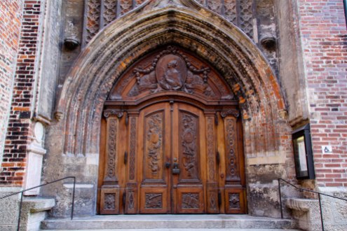 Cathedral door.
